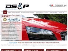 Tablet Screenshot of dsp-mobilityelectronics.com